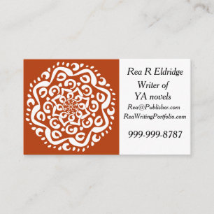 Henna Mandala Business Card