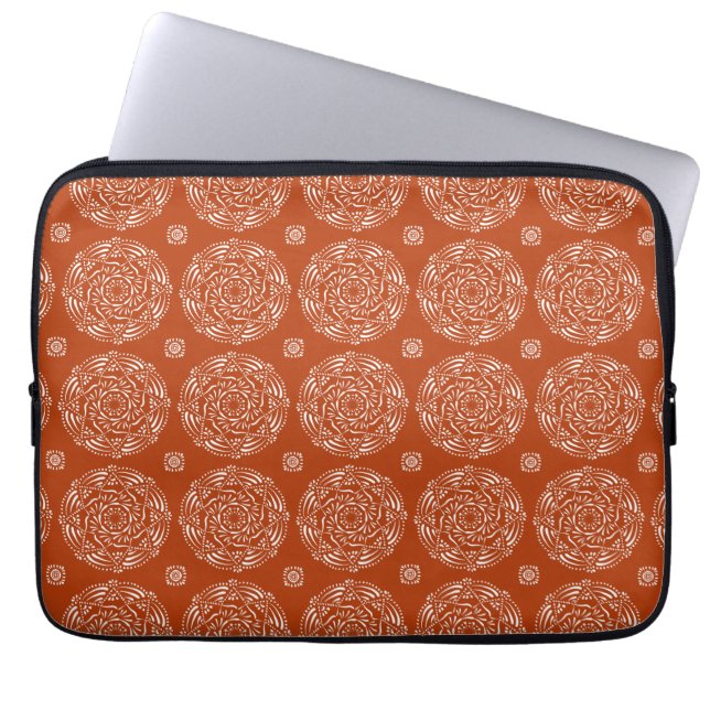 Henna Mandala Laptop Sleeve (Front)