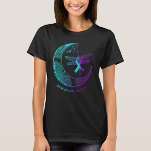 Henna Moon Dragonfly Suicide Prevention Awareness T-Shirt