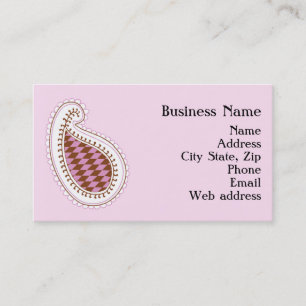 Henna Paisley Business Card