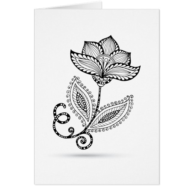 Henna Paisley Mehndi Doodles (Front)