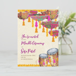 Henna Party invites Mehndi Invites, Mehndi party