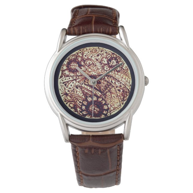Henna pattern watch (Front)