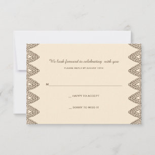 Henna Reply Card