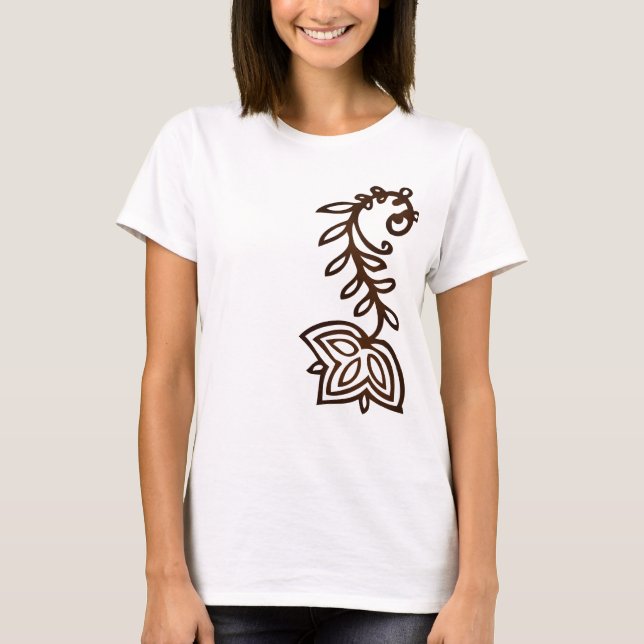 henna shoulder T-Shirt (Front)