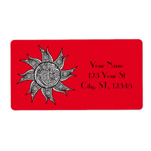 Henna-style Sun Tattoo Thunder_Cove
