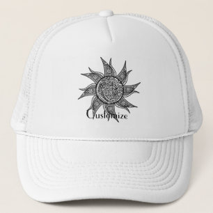 Henna-style Sun Tattoo Thunder_Cove  Trucker Hat