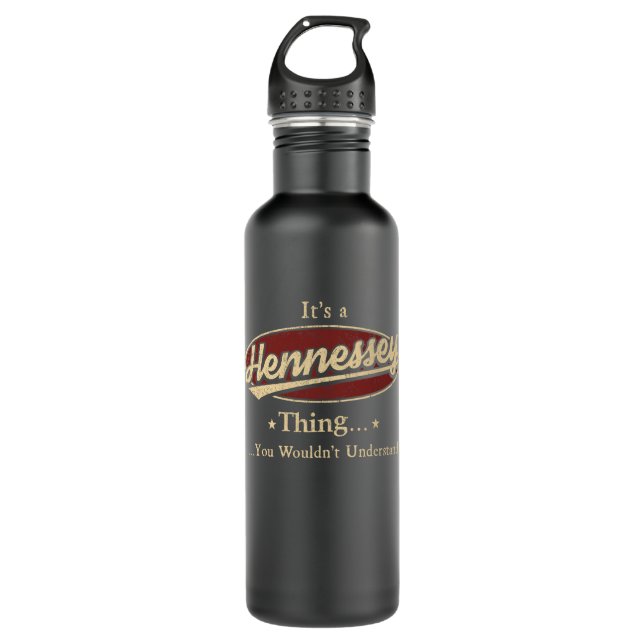 HENNESSEY Thing Name Water Bottle (Front)