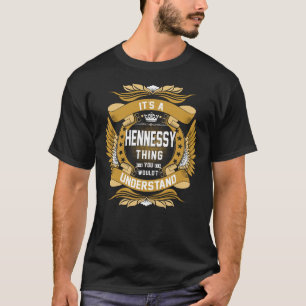 HENNESSY Name, HENNESSY family name crest T-Shirt