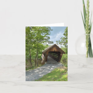 Henniker Covered Bridge in Summer Note Card