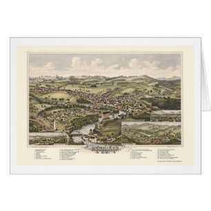 Henniker, NH Panoramic Map - 1889