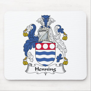 Henning Family Crest Mouse Pad