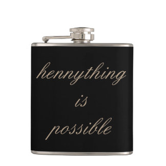 Hennything is Possible Flask