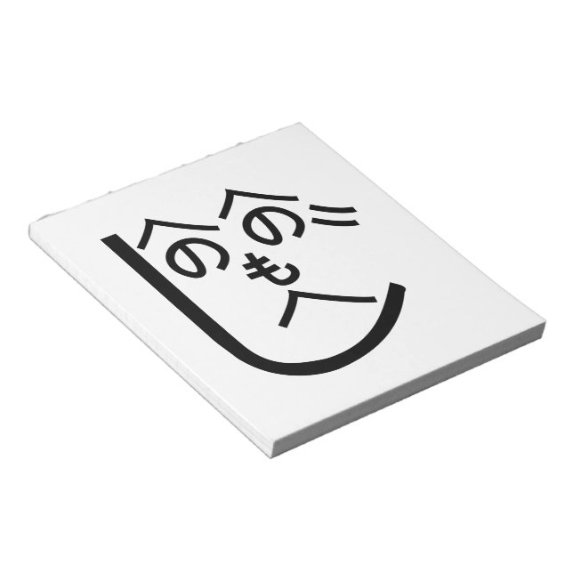 Henohenomoheji へのへのもへじ notepad (Angled)