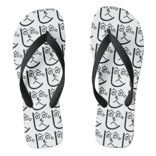Henohenomoheji へのへのもへじ thongs