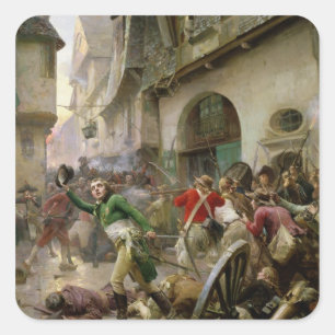 Henri de La Rochejaquelein at Battle of Square Sticker