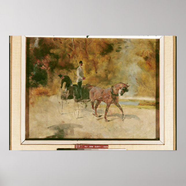 Henri de Toulouse-Lautrec | A Dog-Cart Poster (Front)