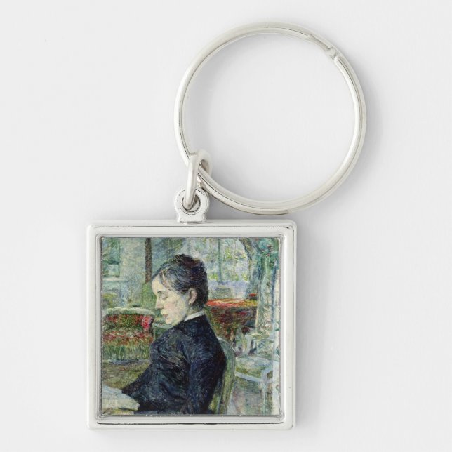 Henri de Toulouse-Lautrec | Adele Tapie de Celeyra Key Ring (Front)