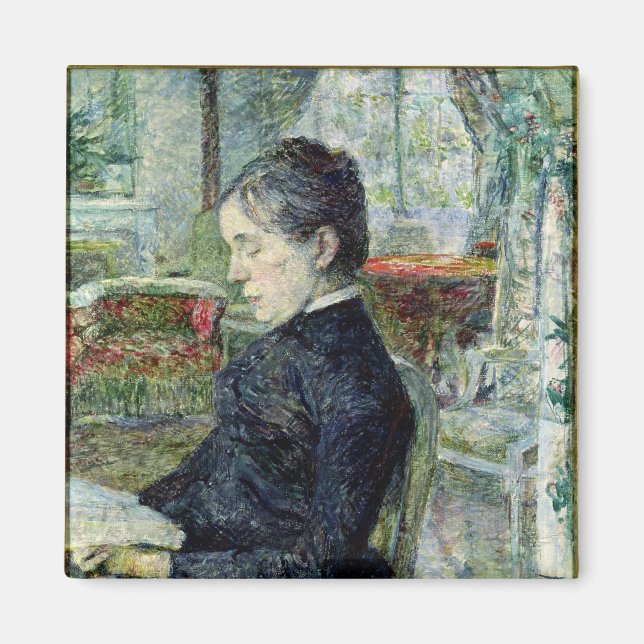 Henri de Toulouse-Lautrec | Adele Tapie de Celeyra Magnet (Front)