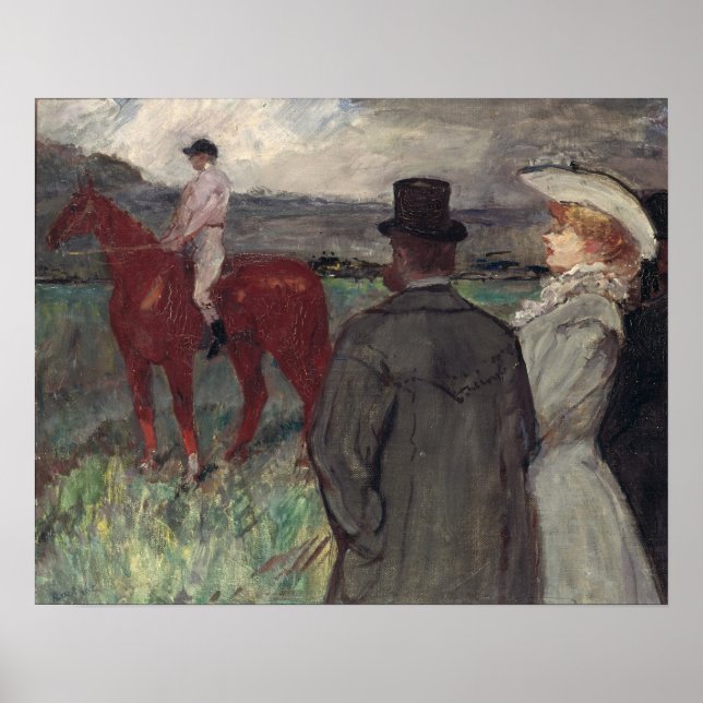 Henri de Toulouse-Lautrec | At the Racecourse, 189 Poster (Front)