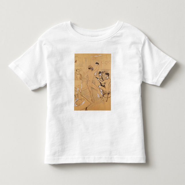 Henri de Toulouse-Lautrec | Chocolat Dancing, 1896 Toddler T-Shirt (Front)