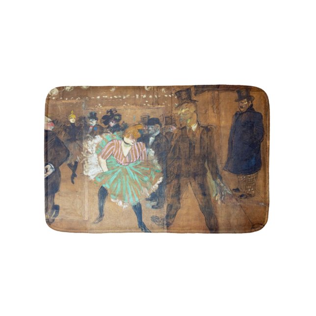 Henri de Toulouse-Lautrec - Dance at the Rouge Bath Mat (Front)