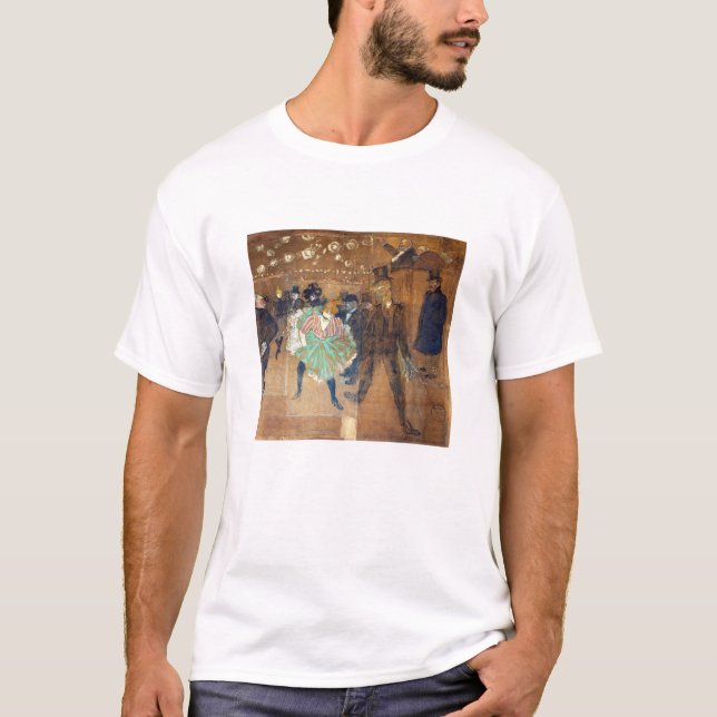 Henri de Toulouse-Lautrec - Dance at the Rouge T-Shirt (Front)
