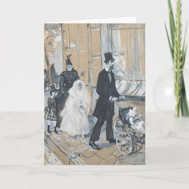 Henri de Toulouse-Lautrec | First Communion Day, 1 Card (Front)