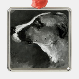Henri de Toulouse-Lautrec   Head of a Dog with Sho Metal Tree Decoration