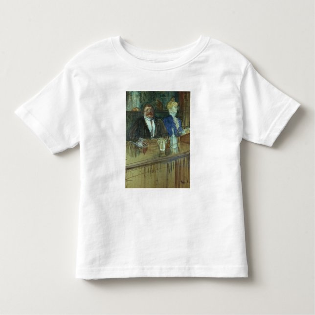 Henri de Toulouse-Lautrec | In the Bar: The Fat Pr Toddler T-Shirt (Front)