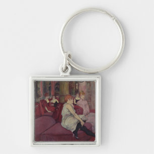 Henri de Toulouse-Lautrec   In the Salon at the Ru Key Ring