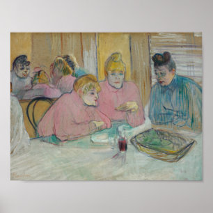 Henri de Toulouse-Lautrec - Ladies in Dining Room Poster