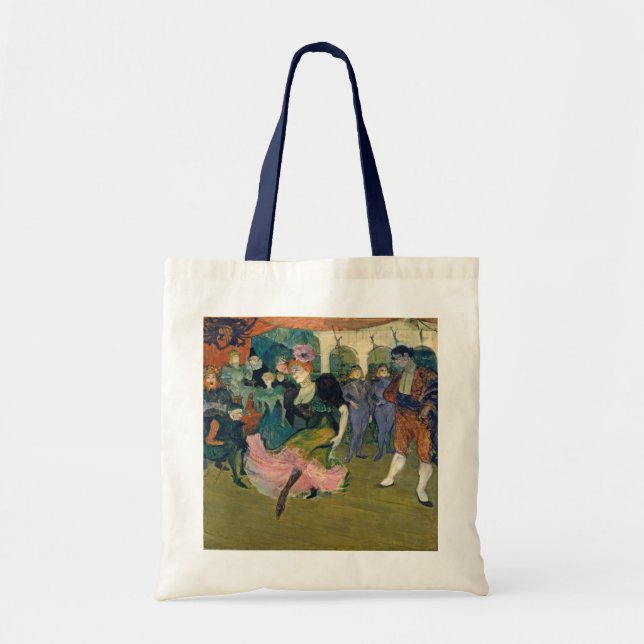 Henri de Toulouse-Lautrec | Map: Magellan's Voyage Tote Bag (Front)