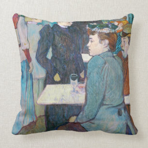 Henri de Toulouse-Lautrec Moulin de la Galette Cushion