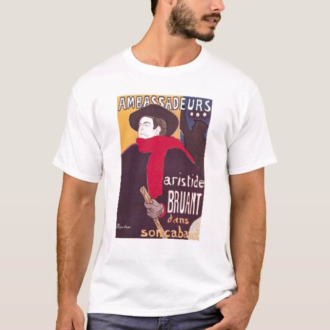 Henri de Toulouse-Lautrec | Poster advertising Ari T-Shirt (Front)