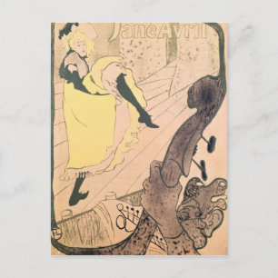 Henri de Toulouse-Lautrec   Poster advertising Jan Postcard