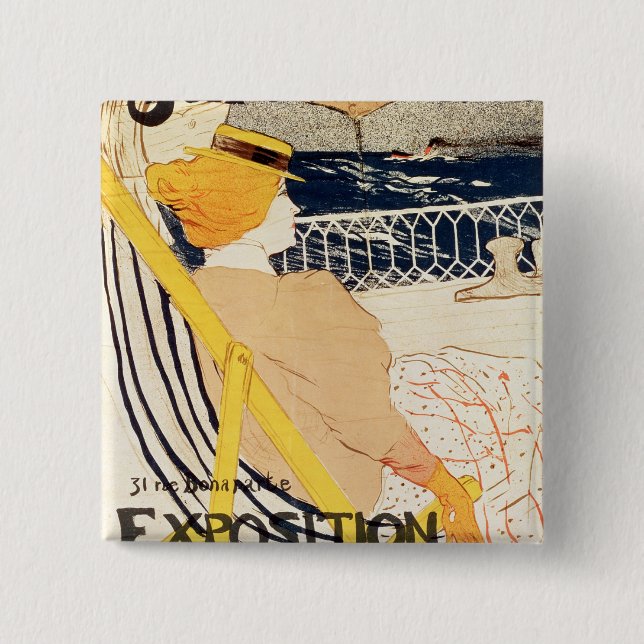 Henri de Toulouse-Lautrec | Poster advertising the 15 Cm Square Badge (Front)