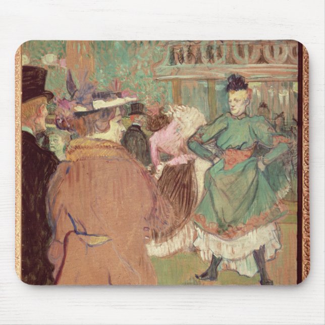 Henri de Toulouse-Lautrec | Quadrille at the Rouge Mouse Pad (Front)