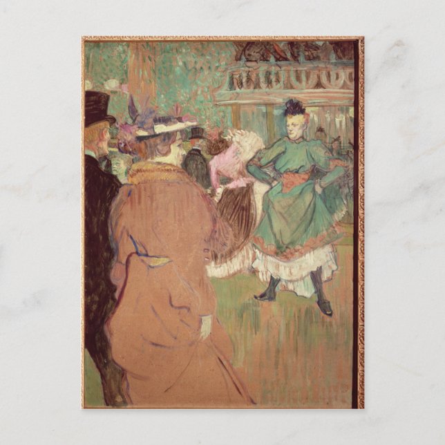 Henri de Toulouse-Lautrec | Quadrille at the Rouge Postcard (Front)