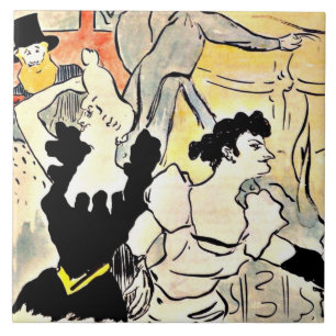 Henri de Toulouse-Lautrec, The Ball Ceramic Tile