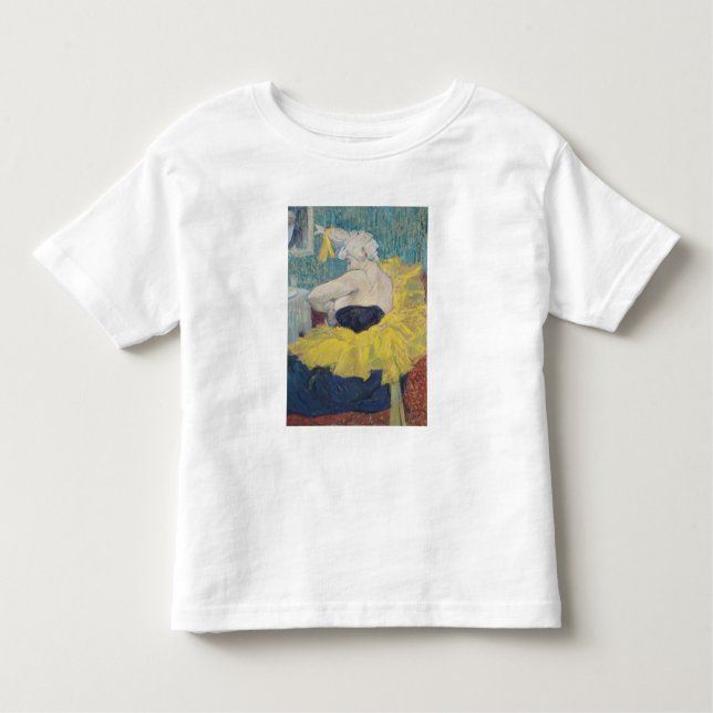 Henri de Toulouse-Lautrec | The Clowness Cha-U-Kao Toddler T-Shirt (Front)