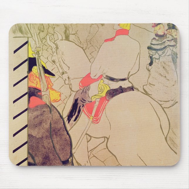 Henri de Toulouse-Lautrec | The German Babylon, 18 Mouse Pad (Front)