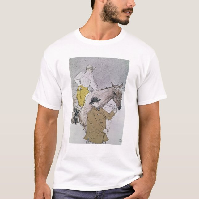 Henri de Toulouse-Lautrec | The jockey led to the  T-Shirt (Front)