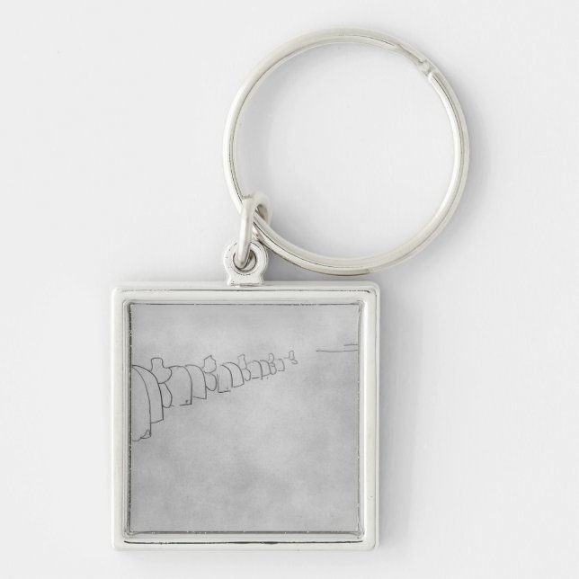 Henri de Toulouse-Lautrec | Theory of Elephants, 1 Key Ring (Front)