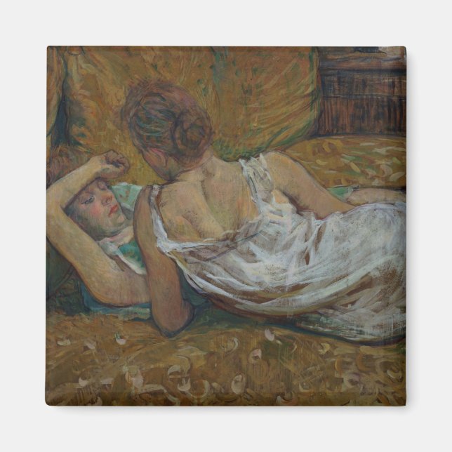 Henri de Toulouse-Lautrec | Two friends (pastel) Magnet (Front)
