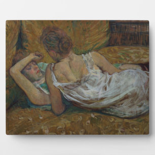 Henri de Toulouse-Lautrec Two friends (pastel) Plaque