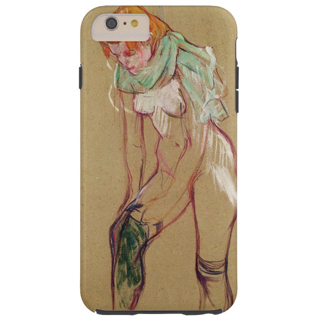 Henri de Toulouse-Lautrec | Woman Pulling Up her S Case-Mate iPhone Case (Back)