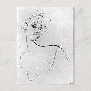 Henri de Toulouse-Lautrec Yvette Guilbert, 1894 Postcard