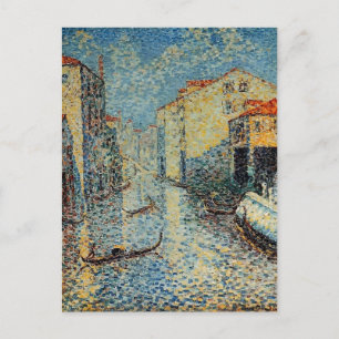 Henri-Edmond Cross- A Venetian Canal Postcard