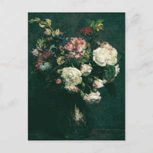 Henri Fantin-Latour Vintage Vase of Flowers Postcard